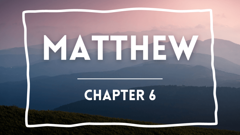 Matthew 6 – Sunday Jul 28, 2024